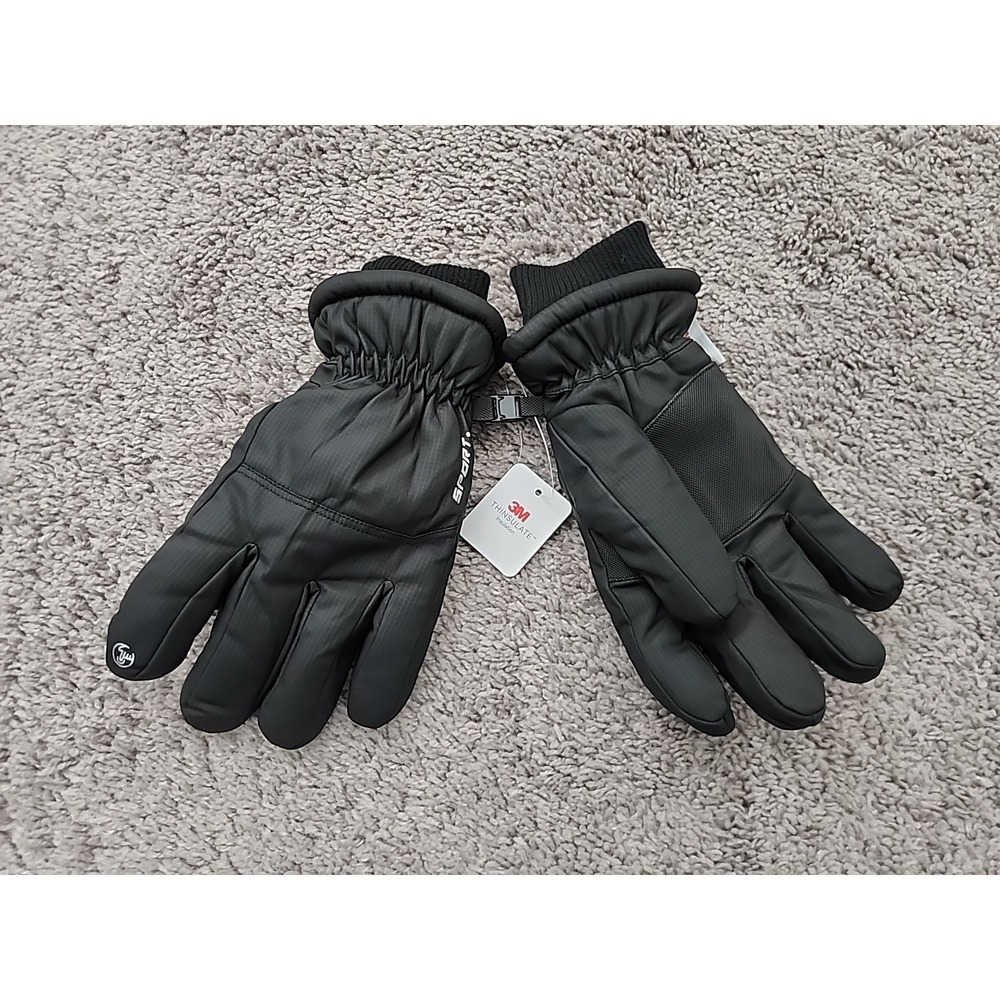 3M Thinsulate Gloves Mens M Black Waterproof Winter Sport Ski Snowboard NWT